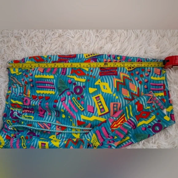 Empyre 8” Board Shorts Colorful Men's Swimwear Shorts Size Medium - Picture 7 of 13